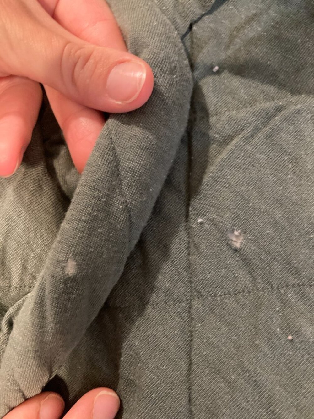 Quilted Green Pullover - Picture 5 of 5
